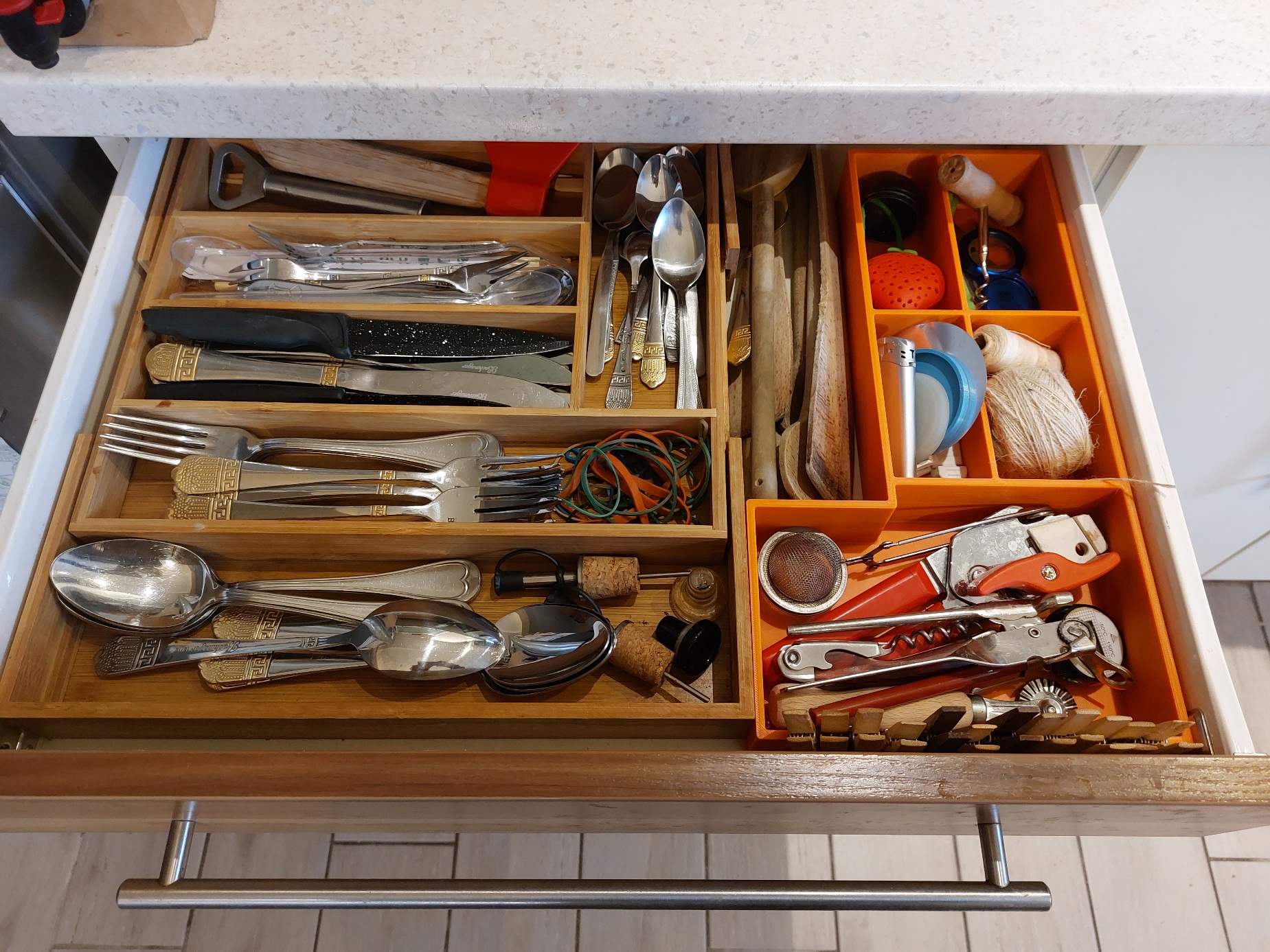 Miniatura 4 do modelo 3D Kitchen drawer organizer