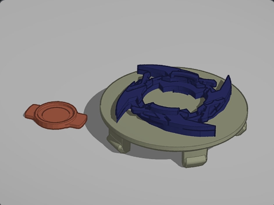 68mm Beyblade Wheel centre caps