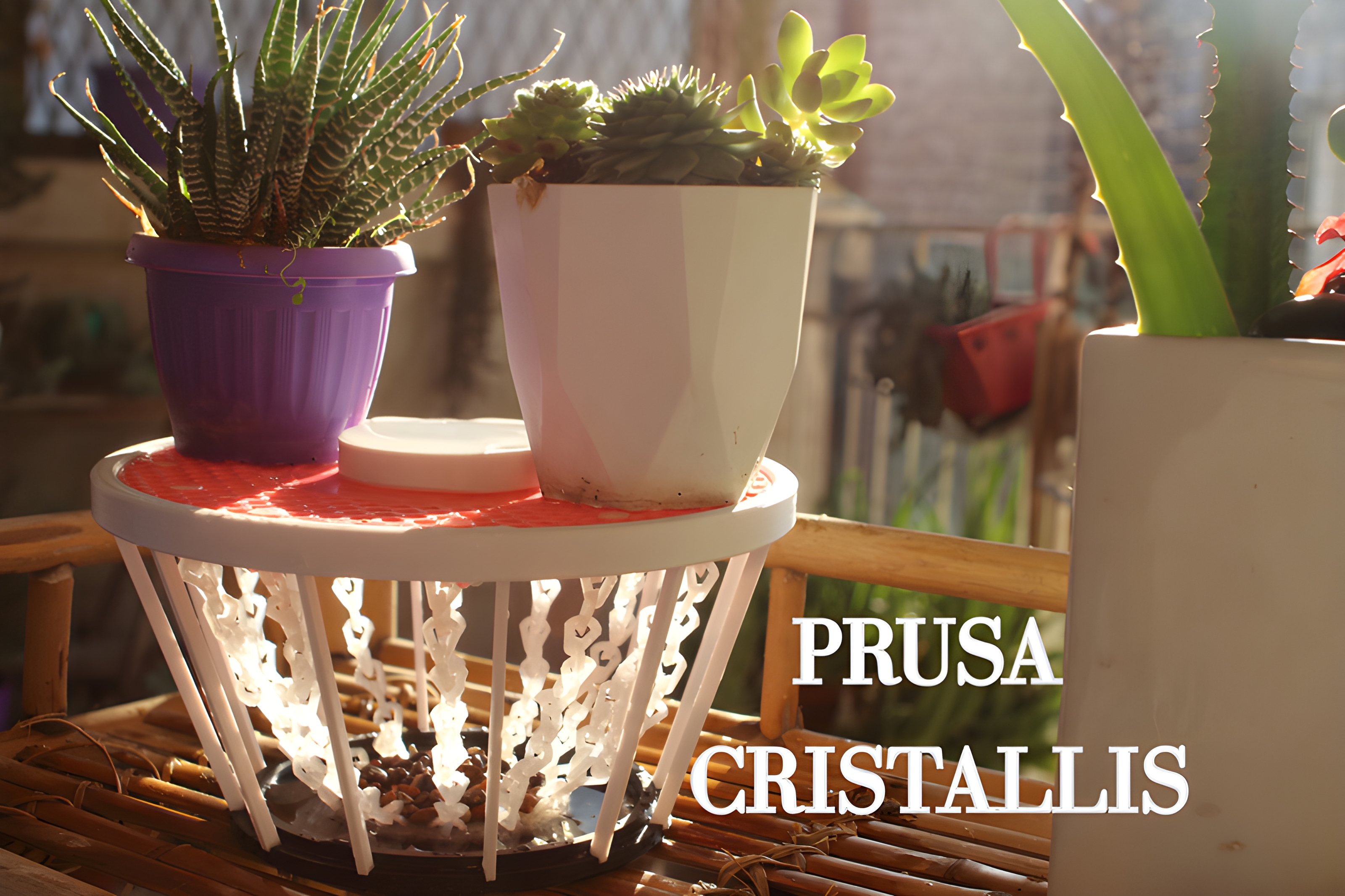 PRUSA CRISTALLIS: The Hex-Cascade Planter