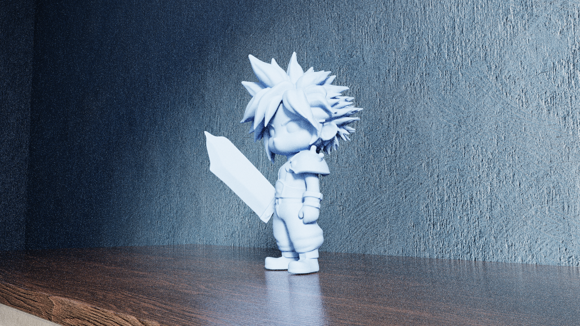 Miniatura 6 do modelo 3D Chibi Cloud Strife