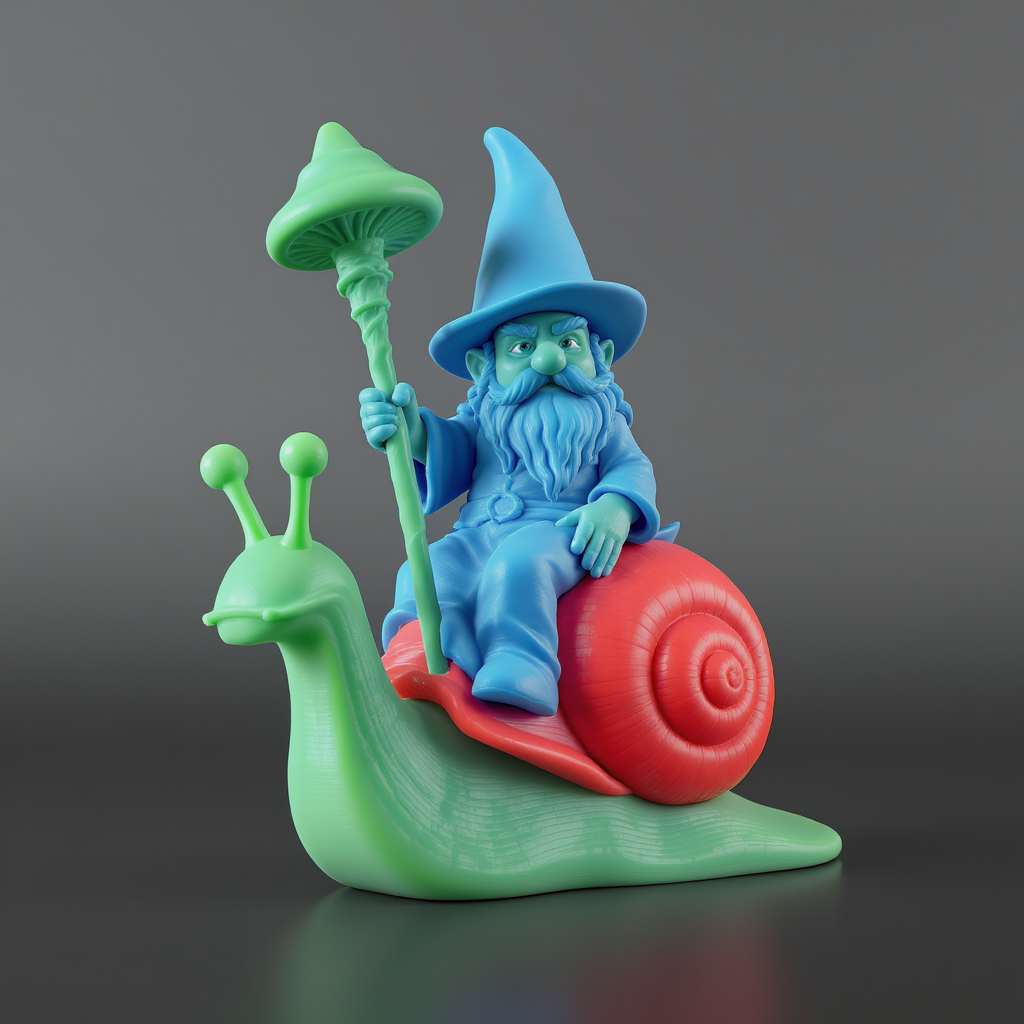 Gnome Snail Rider