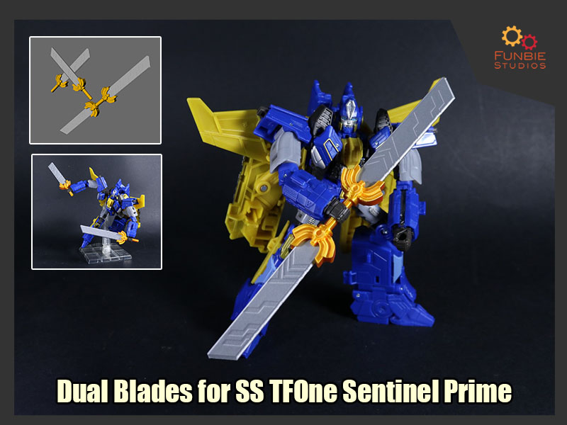 Dual Blades for Studio Series Transformers One Sentinel Prime