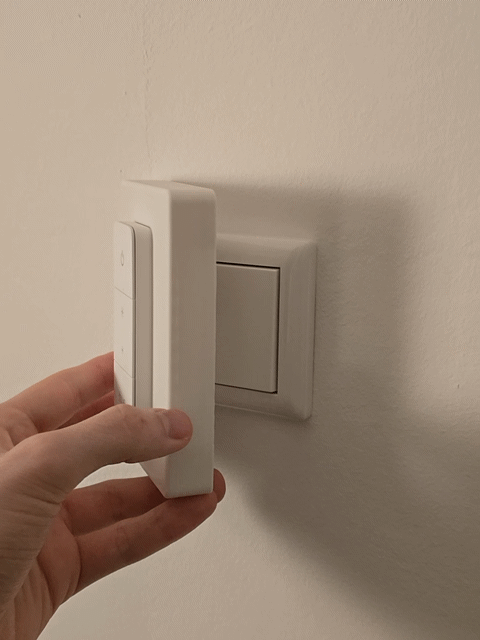Philips Hue Dimmer Switch v2 Mount for 80×80 mm Light Switch