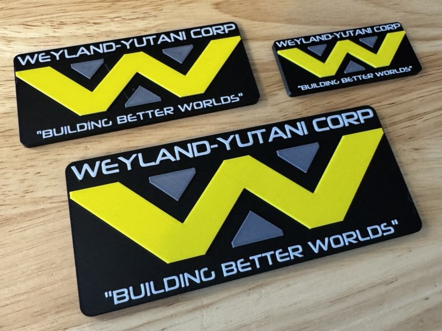 Weyland-Yutani Corp Logo (Aliens Franchise) - Fridge Magnet (Hot-Swap, Multi-Color) | Decoration For Whiteboard, Refrigerator, Locker, Cabinet | Home & Kitchen Essential, Classroom Office Supplies |