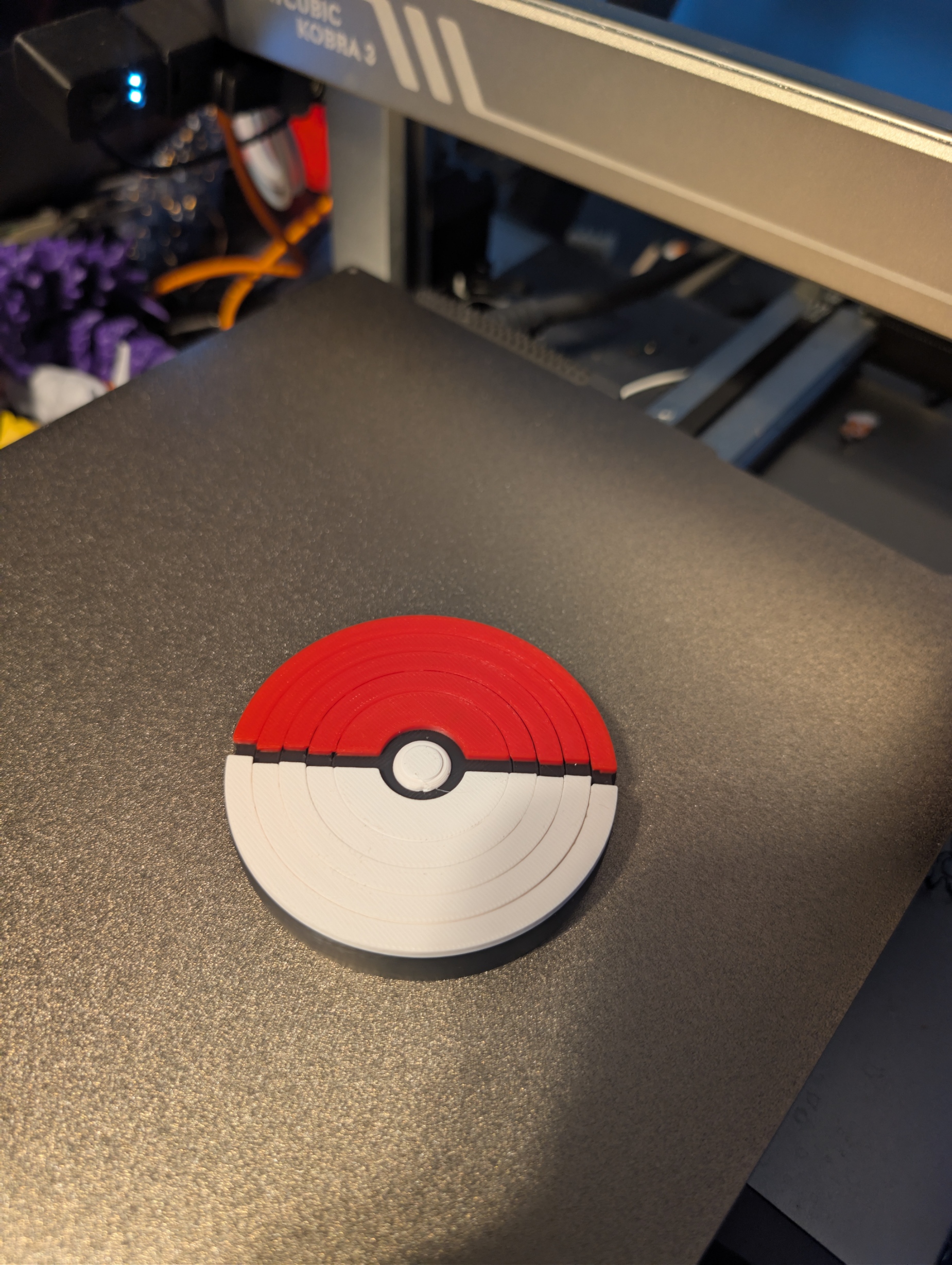 pokeball fidget ring