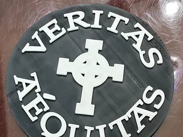 Boondock Saints Veritas Aequitas Wall Sign Plaque