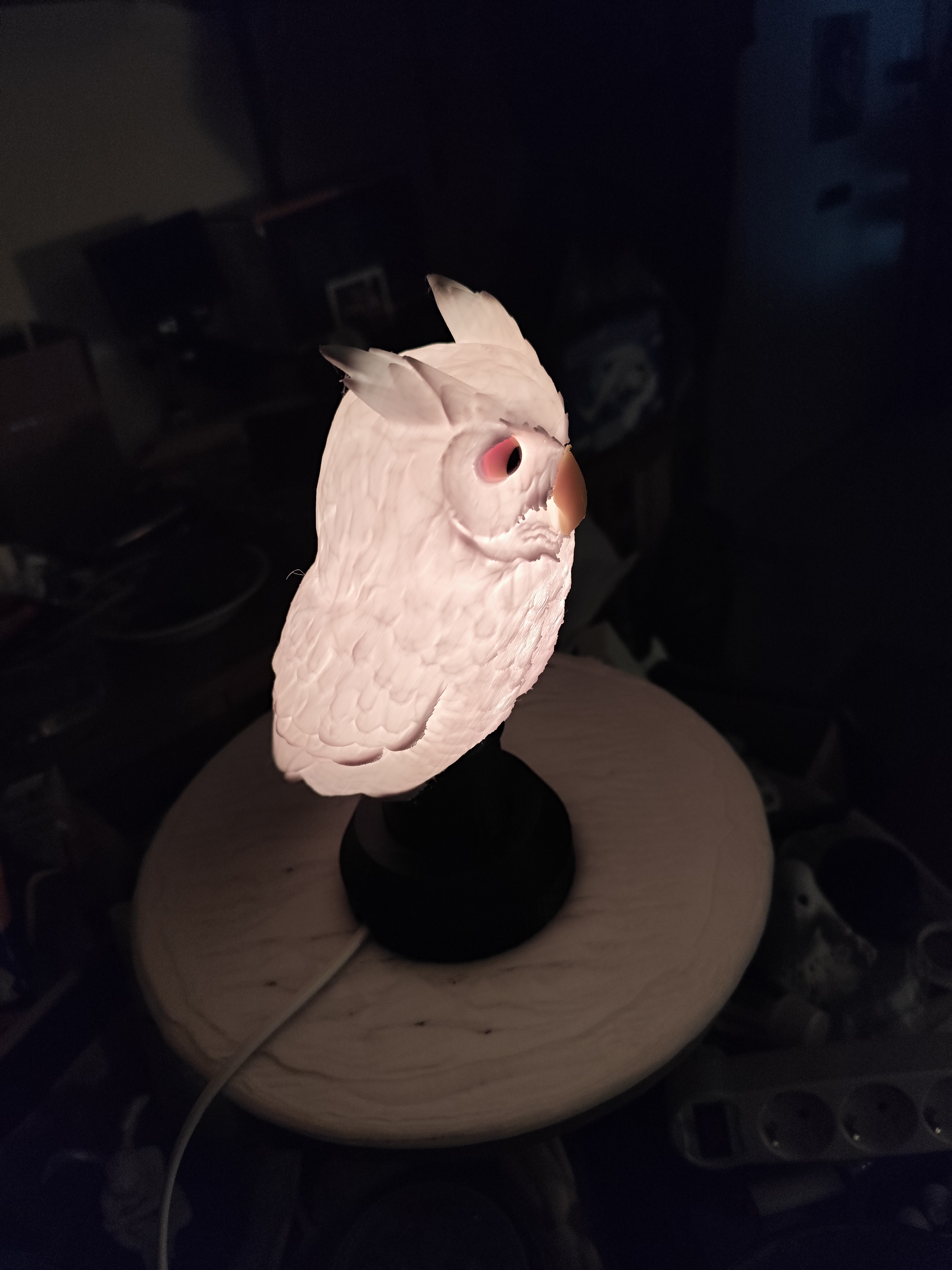 nice owl bedside lamp — miniatura 9