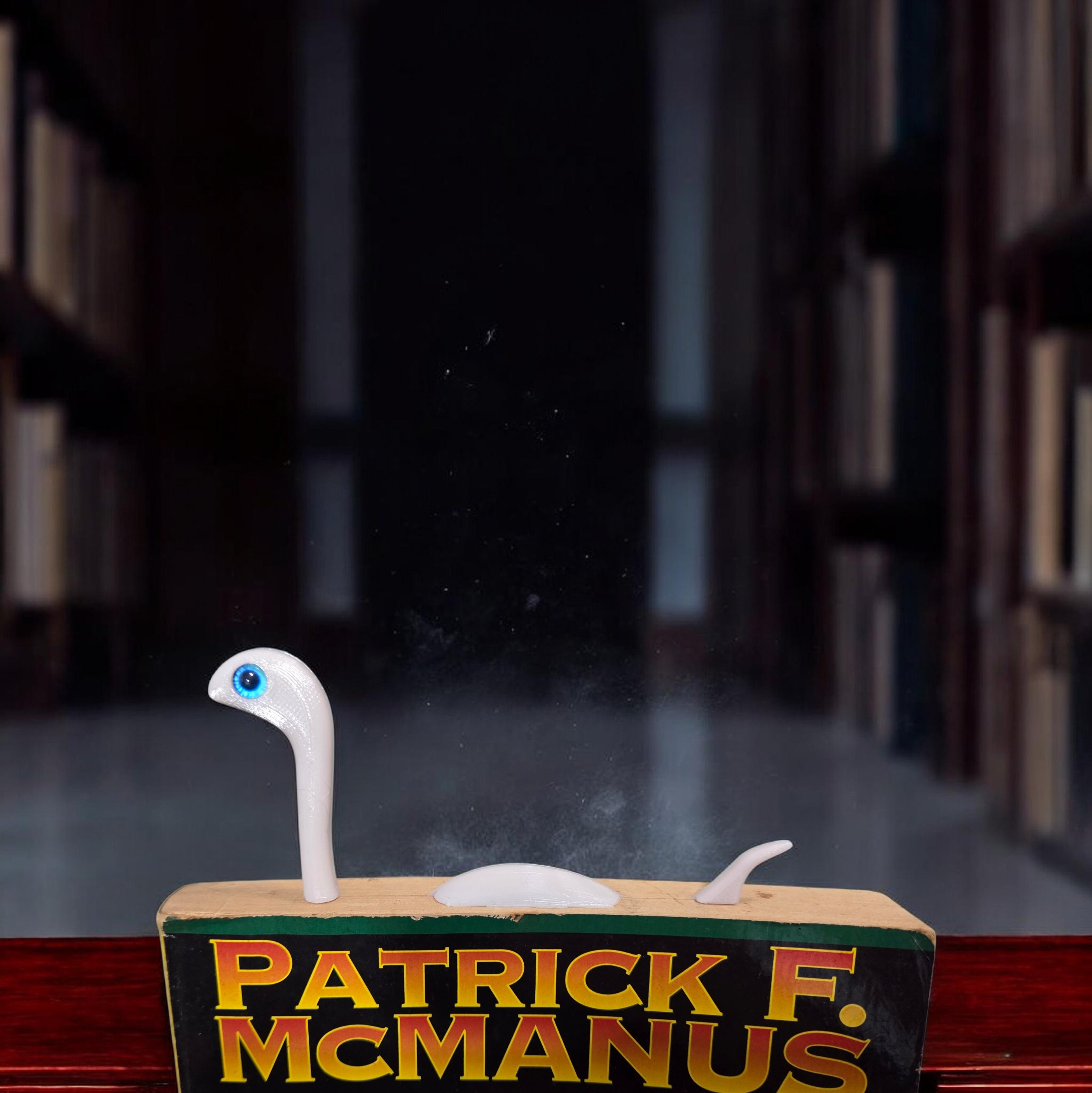 Cute Nessie Bookmark - 6mm glass eye compatible