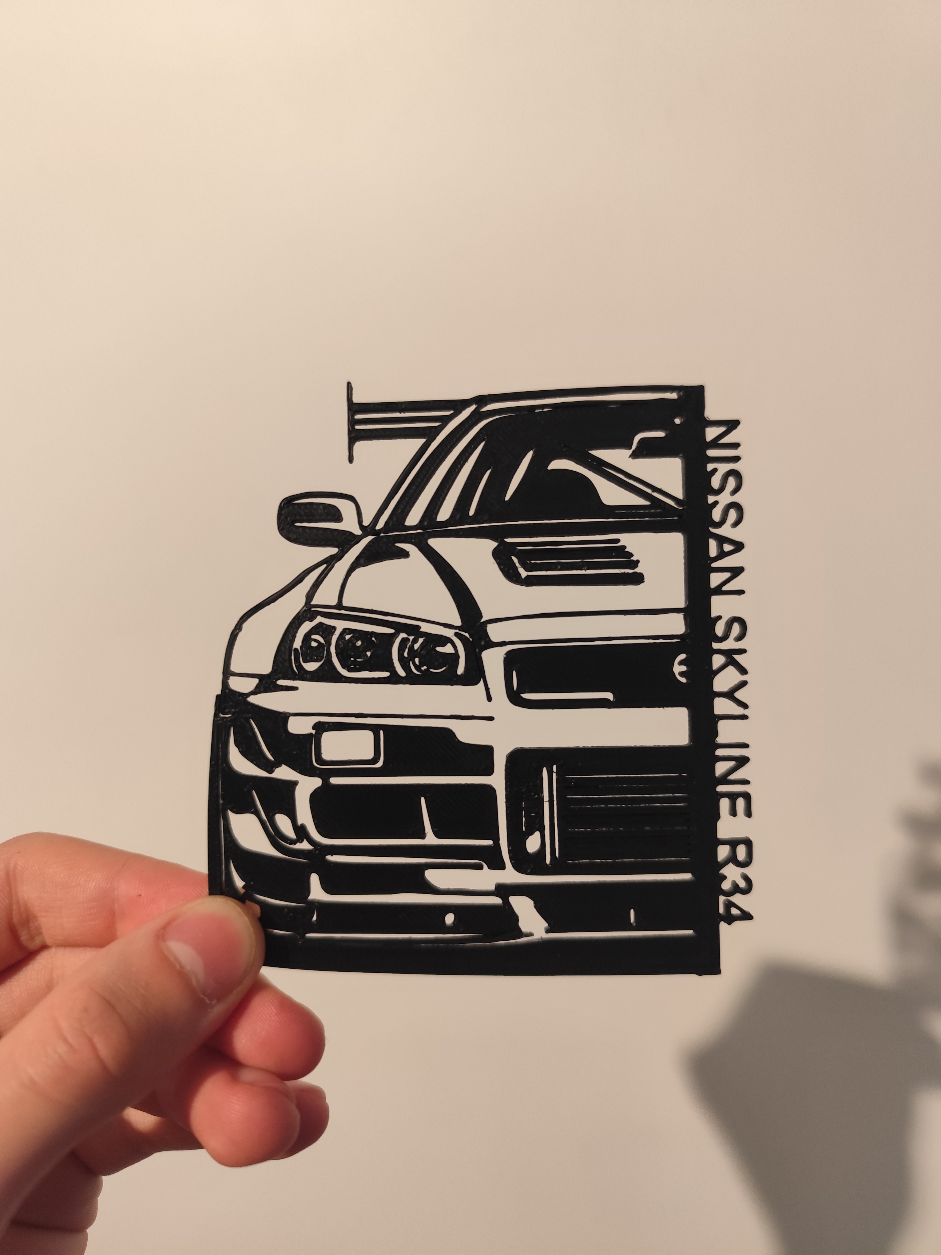 NISSAN SKYLINE R34 wall decoration