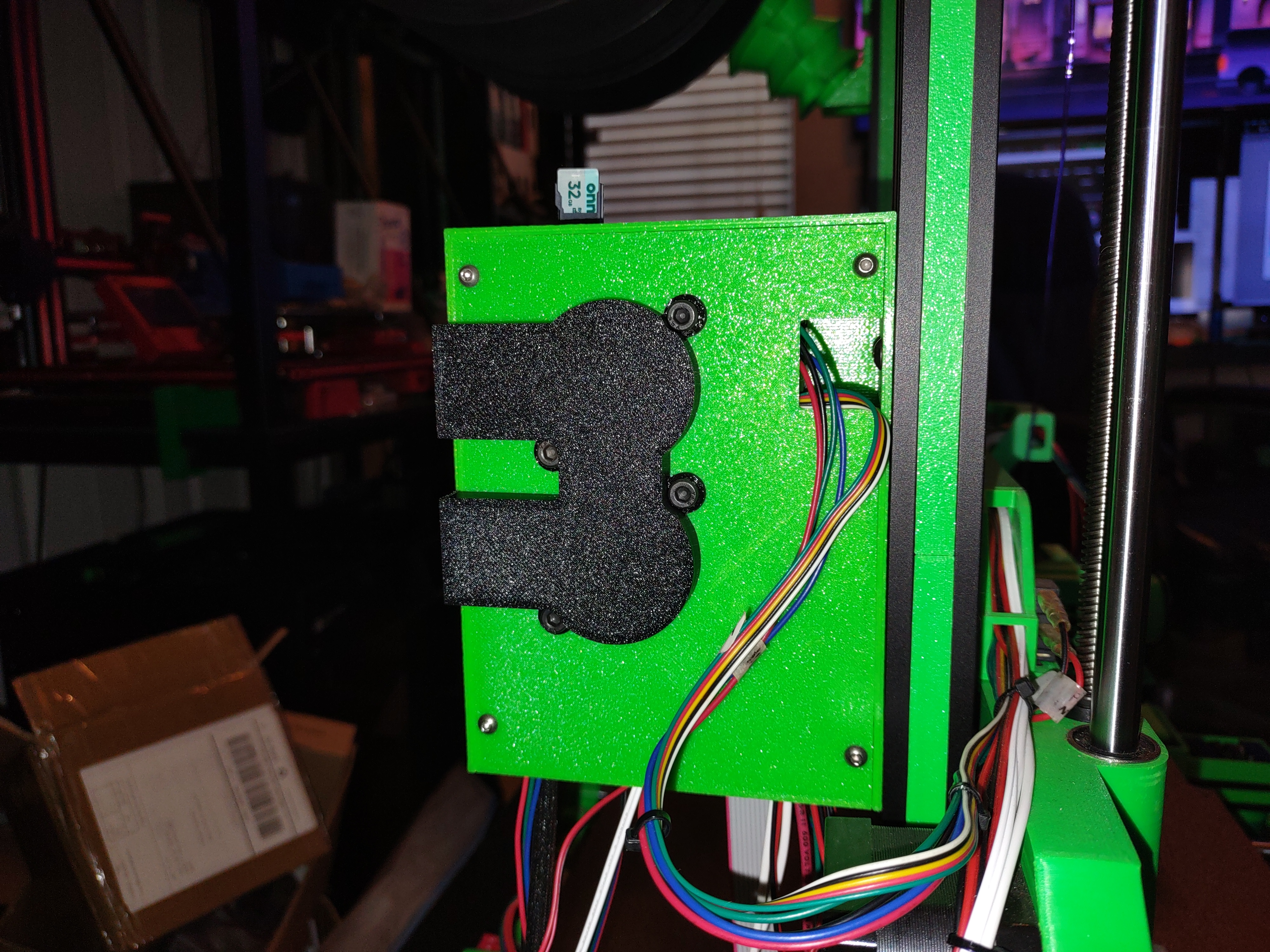 Fan Baffle for Ender 3 Mainboard Enclosure on Anet A8 Plus