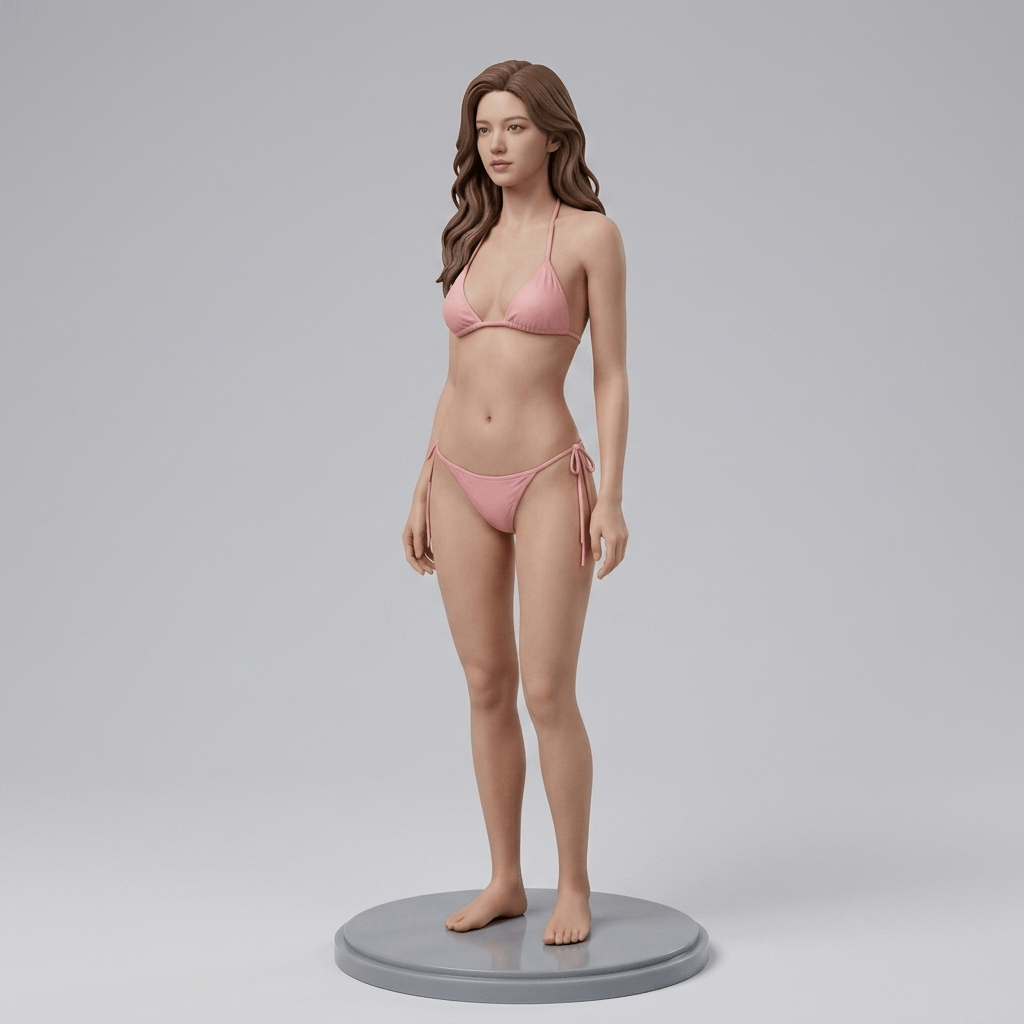 Pinup Art-Chillin' in a Bikini