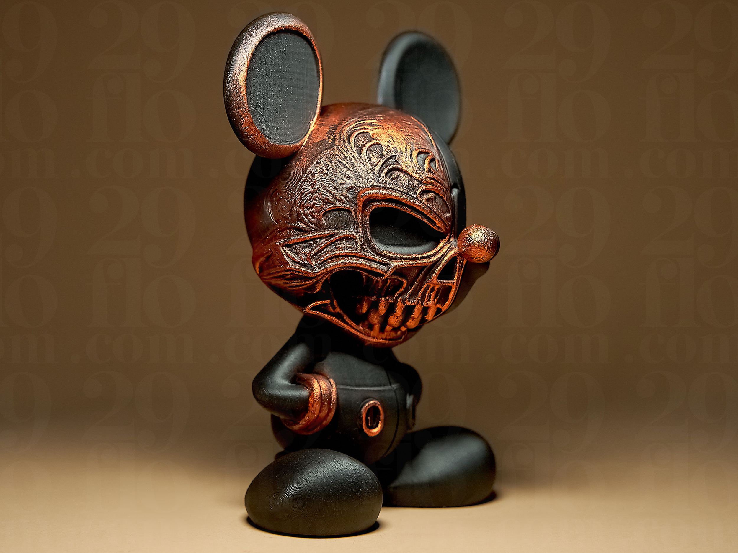 Miniatura 2 do modelo 3D Two-Faced Mickey