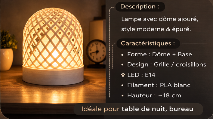 Lampe Dome
