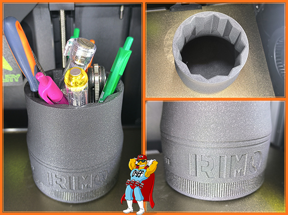 Ratchet socket pencil holder