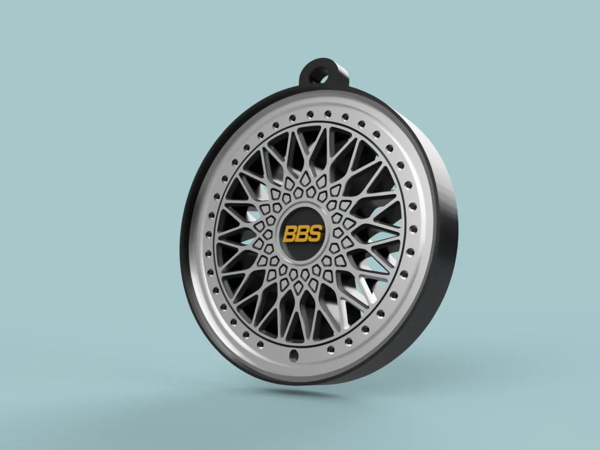 ひ*き様 う*い様 BBS RS Rim Keychain シルバー BBS RS | Brilliant