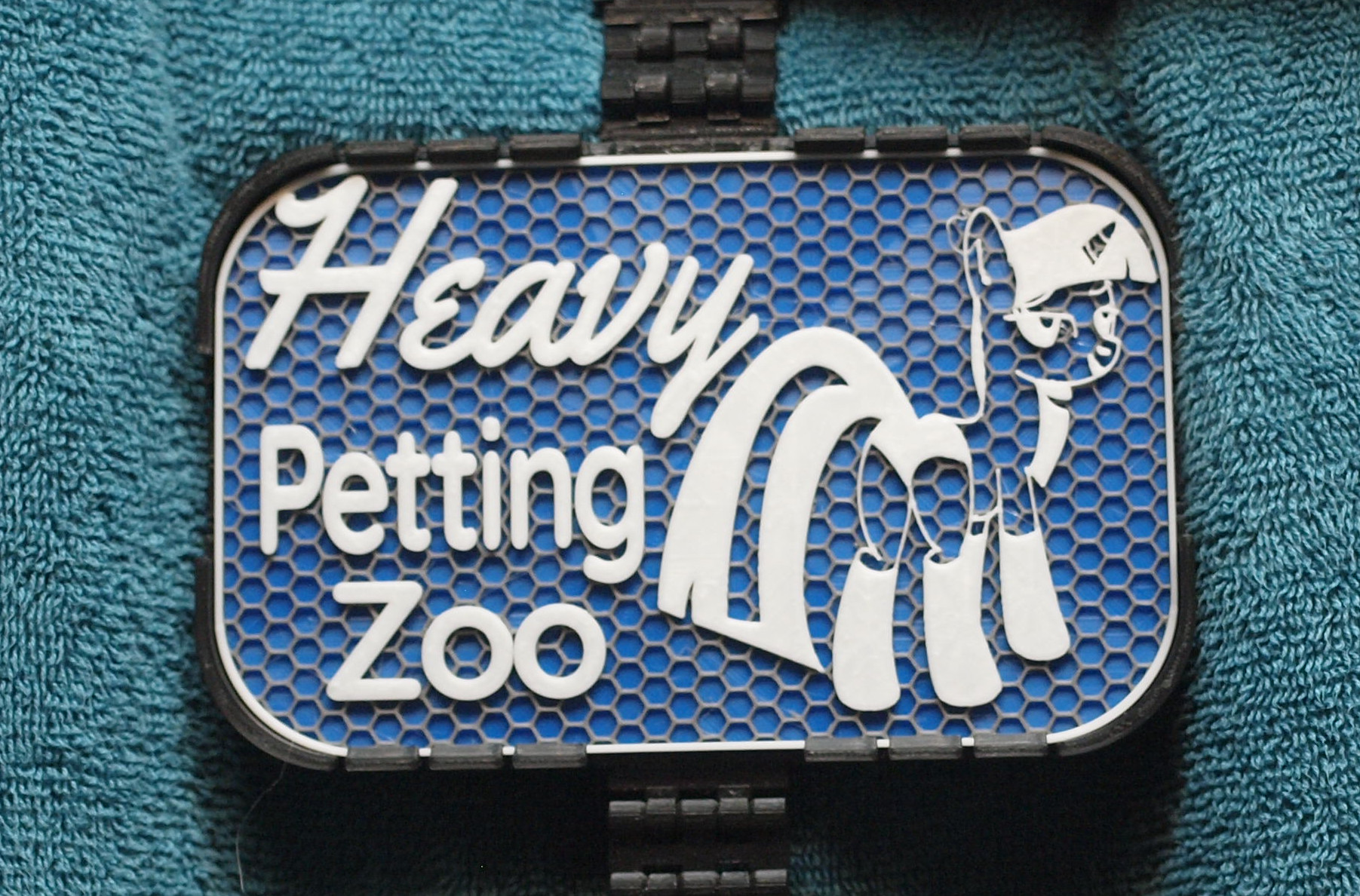 Heavy Petting Zoo sign