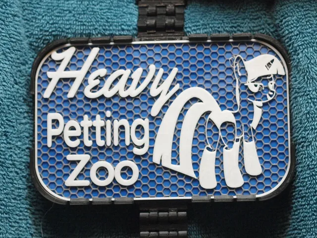 Heavy Petting Zoo sign