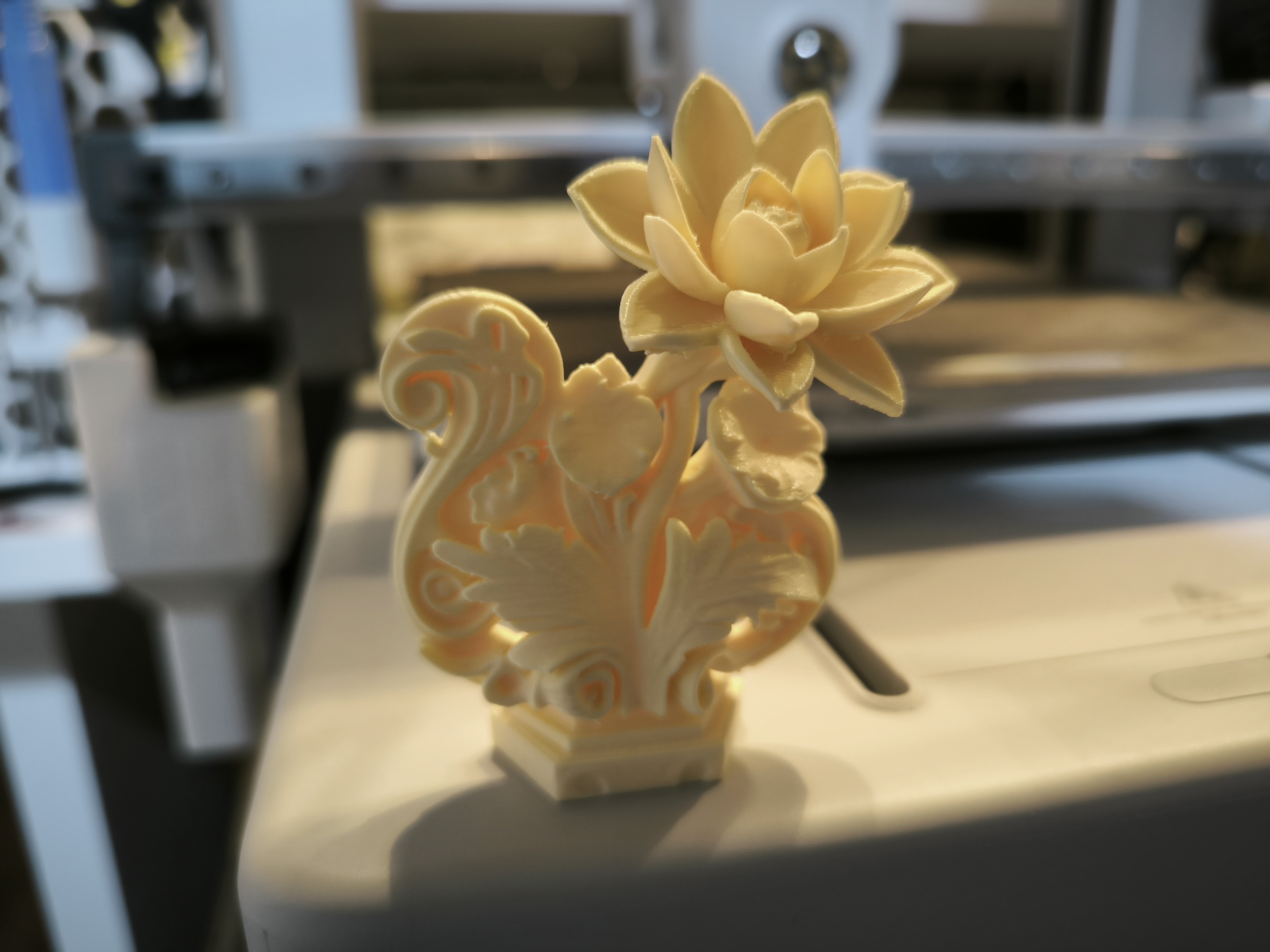 Stone Flower Decor #1