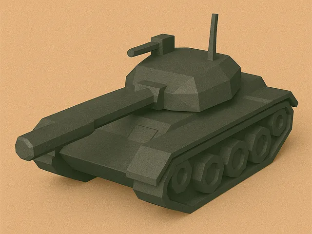 Low Poly Tank