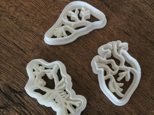 Organ cookie cutters