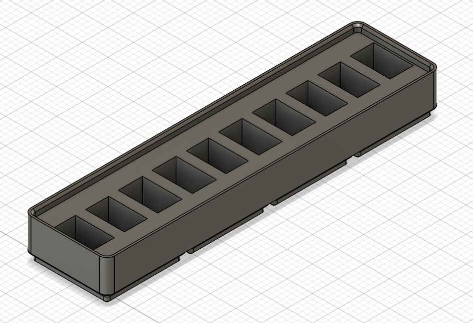 Gridfinity Icon Crowfoot Wrench Organizer Metric