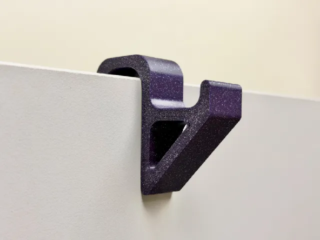 Hook for bathroom stall door or wall