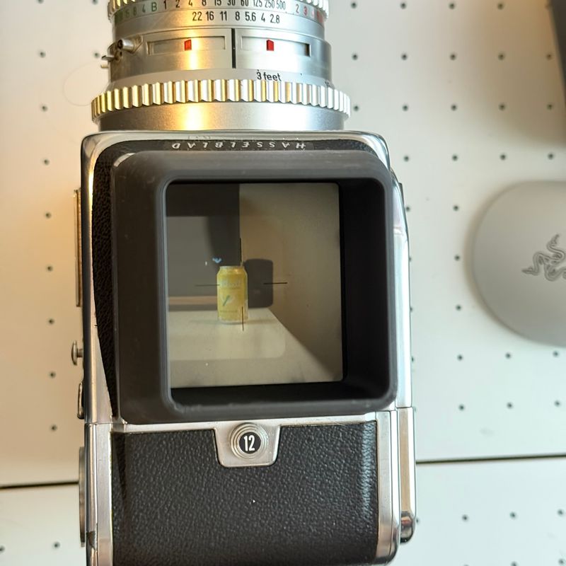 Simple Waist Level Finder for Hasselblad 500 Series Cameras by