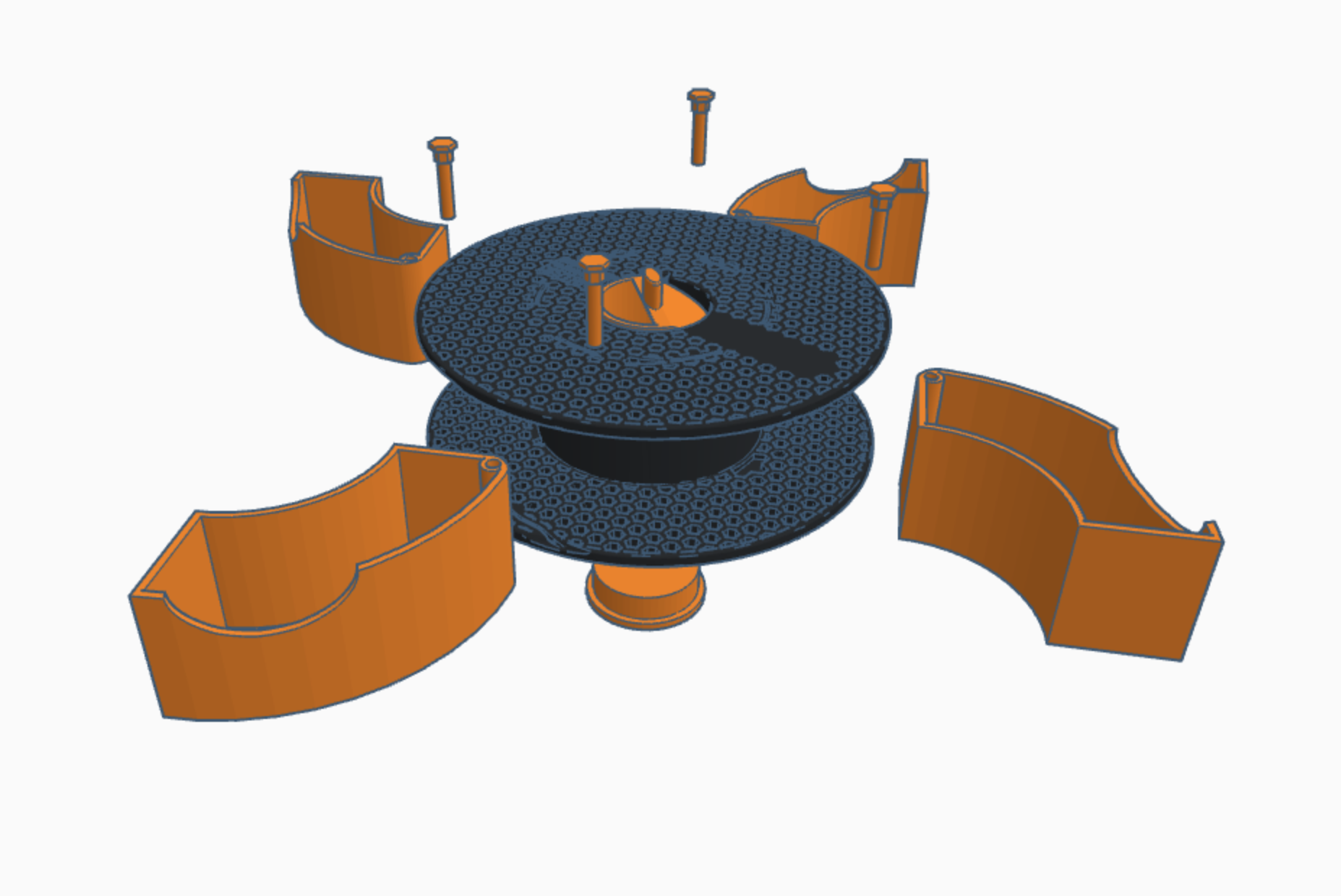 Rotating stackable Prusament spool swing-out storage — miniatura 3