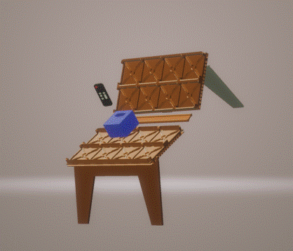 Gridfinity Couch armrest table [ fully adjustable! ]