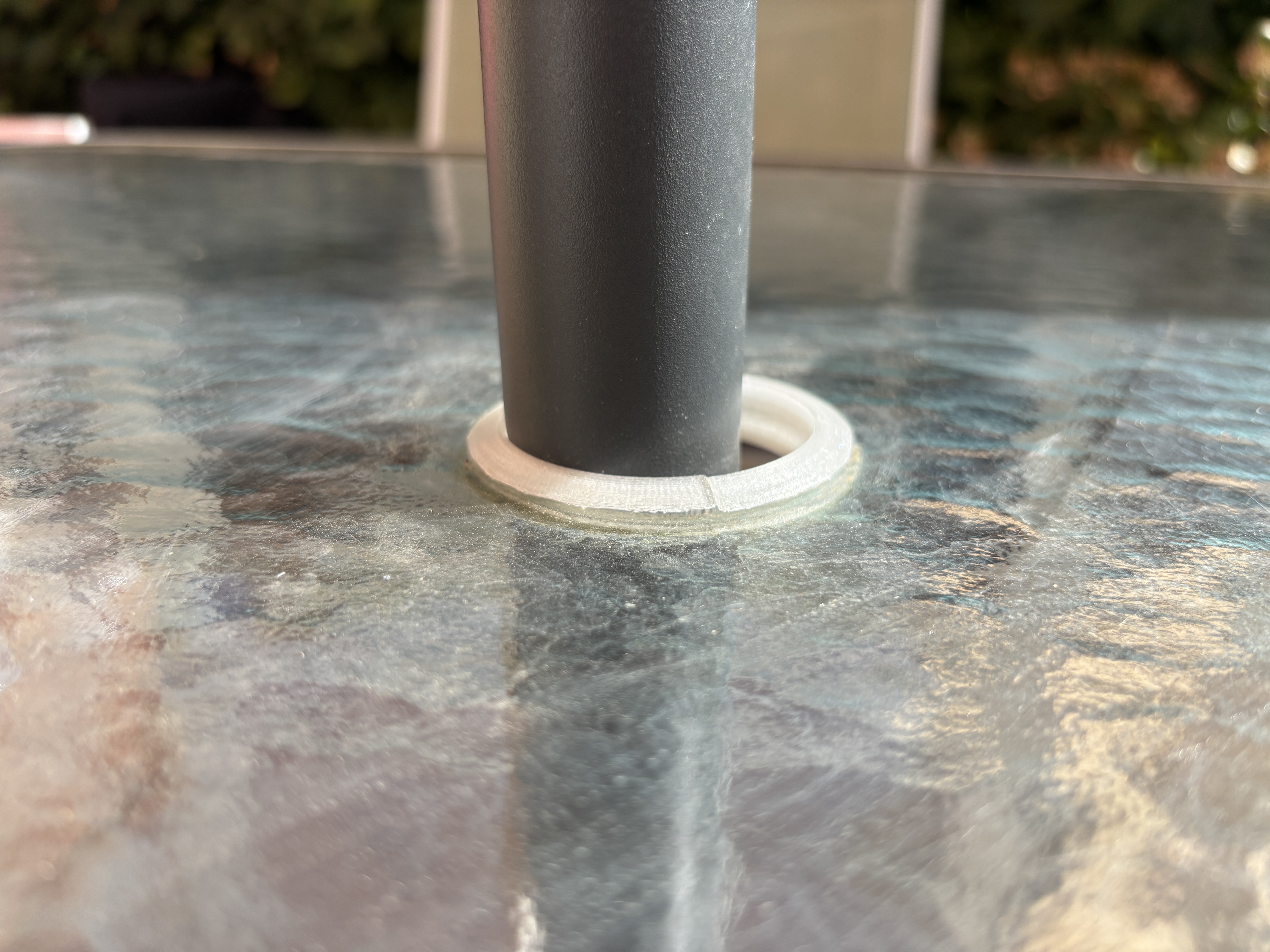 Glass Table Parasol Protector