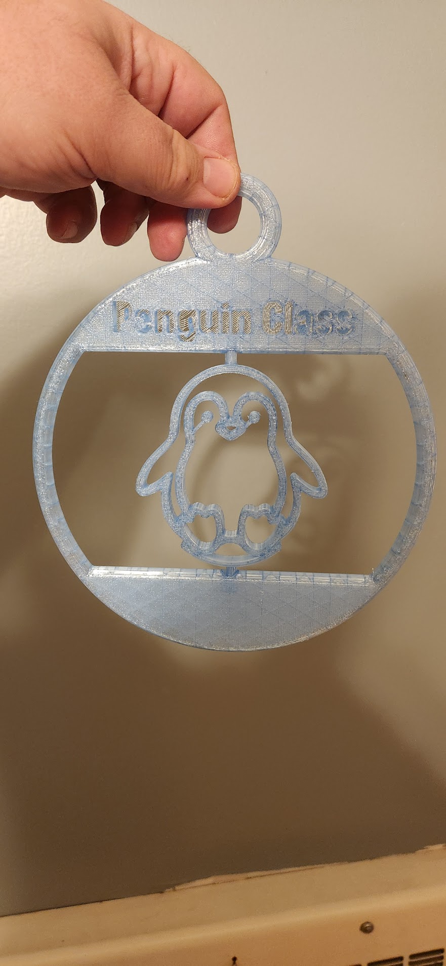 Penguin Ornament, Print in place