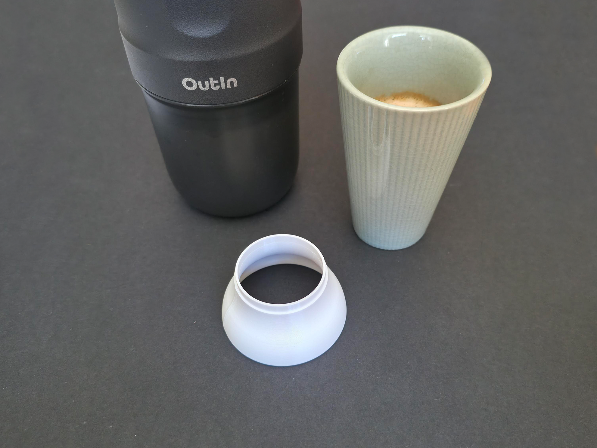 OutIn Nano Portafilter Funnel (36mm) with Fill Line
