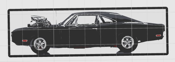 Dominic Toretto Dodge Charger Fast and Furious plaque