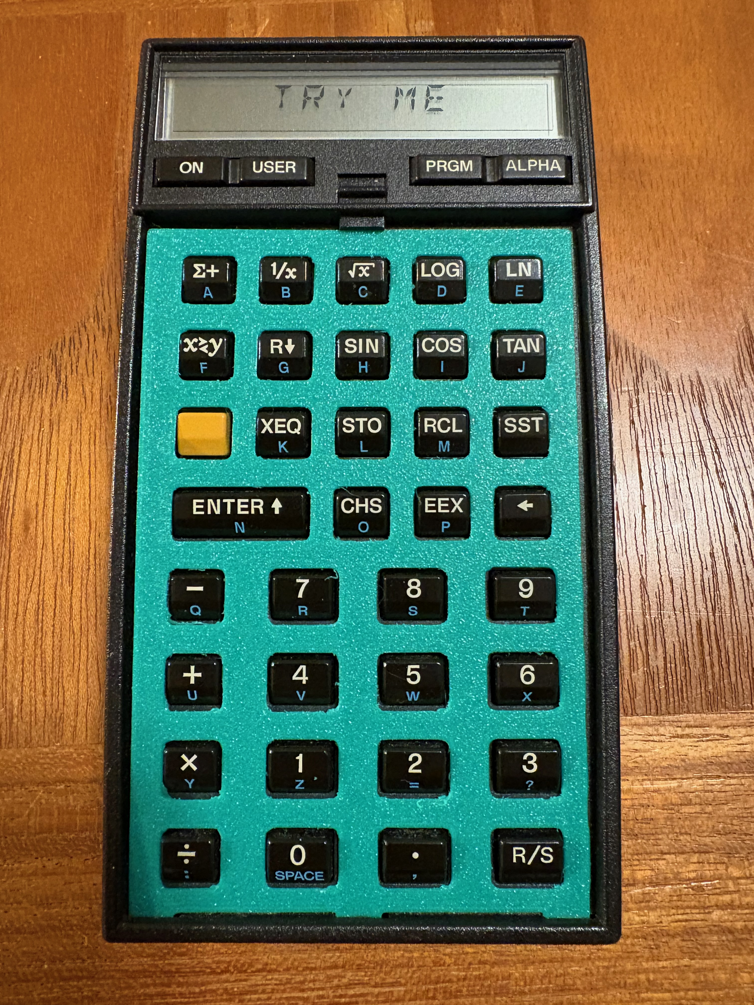HP-41C Keyboard Overlay
