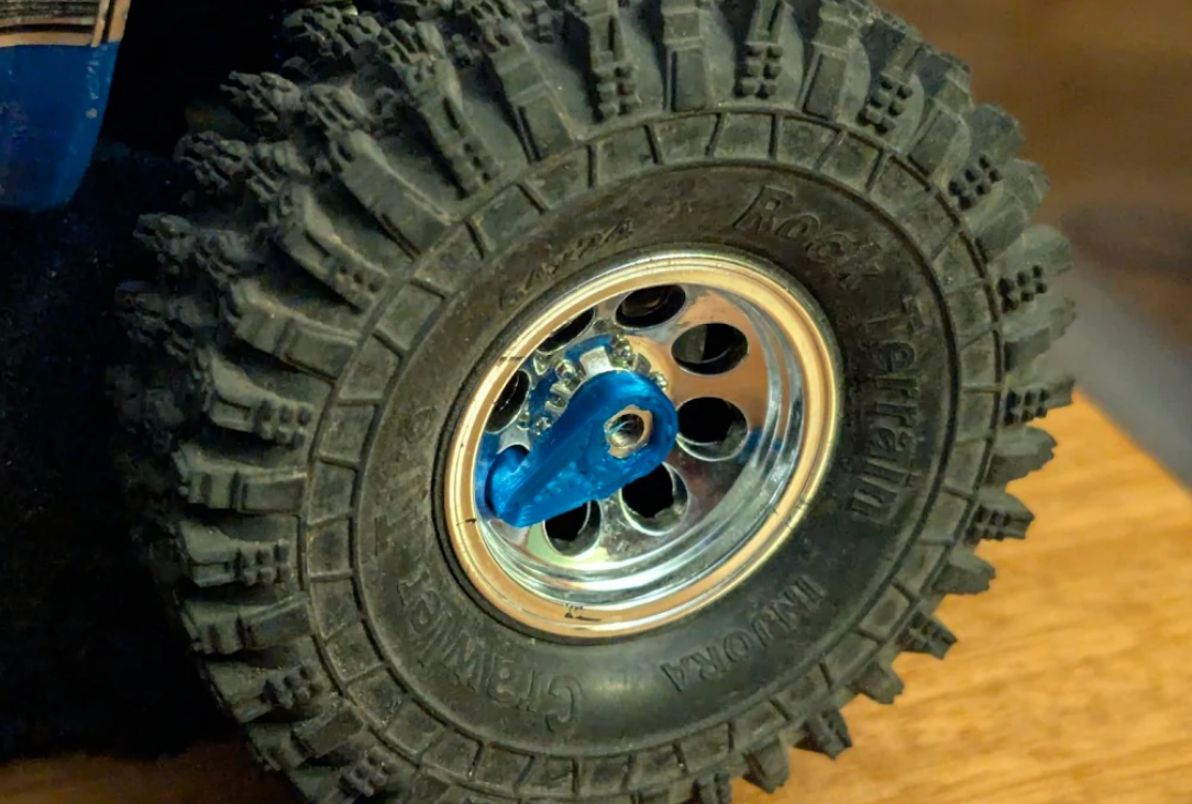 Injora 4mm nut antiloose lock for TRX-4M K10 rim