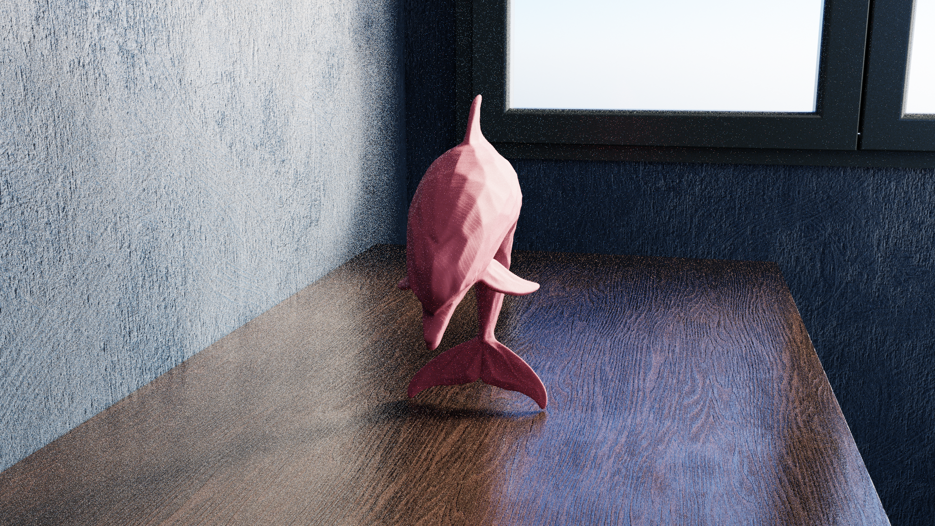 Miniatura 4 do modelo 3D Low Poly Dolphin
