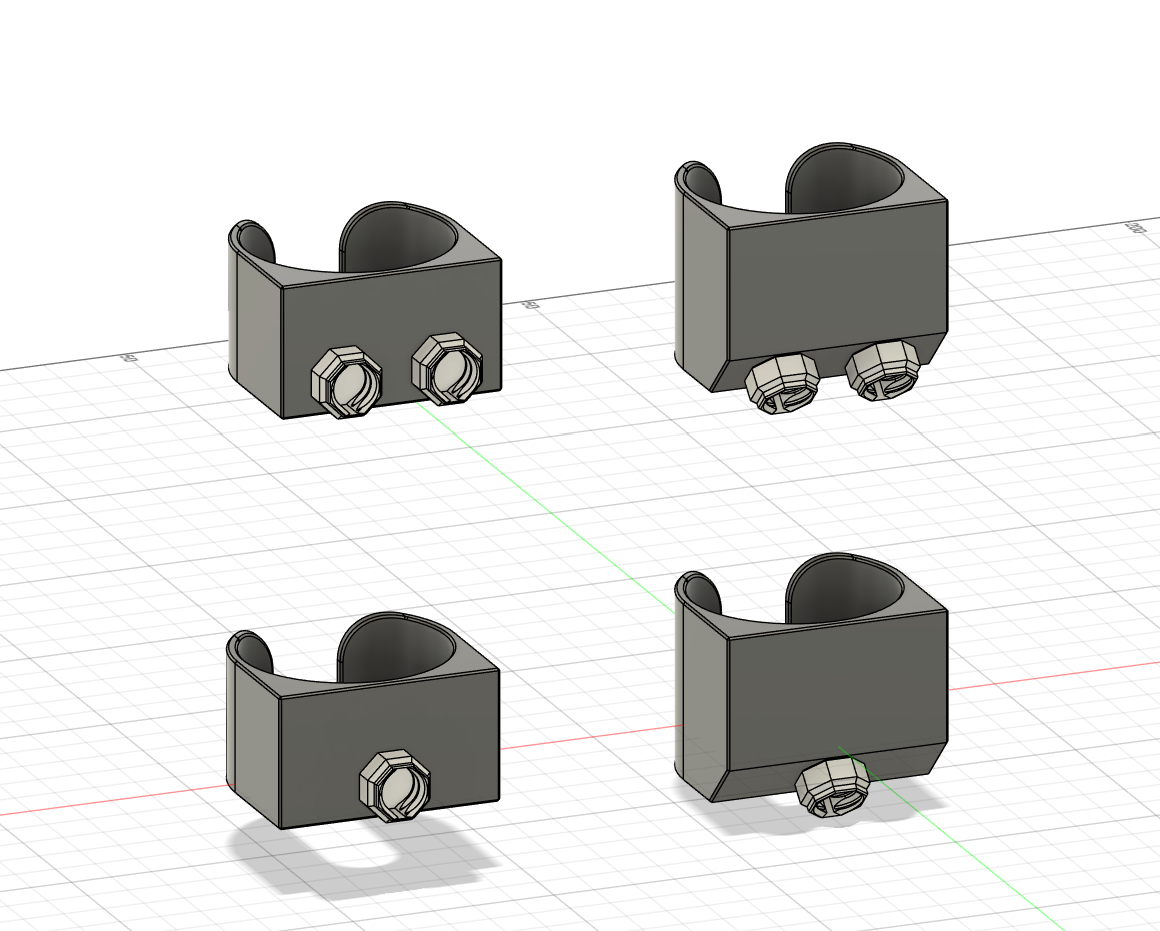 MultiBoard: Parametric Angled Bottle Holders (Bolt-locked) — miniatura 2