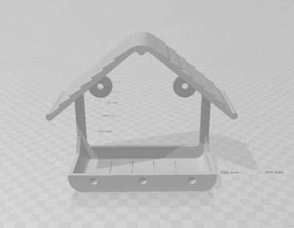 Miniatura 3 do modelo 3D Window Bird Feeder