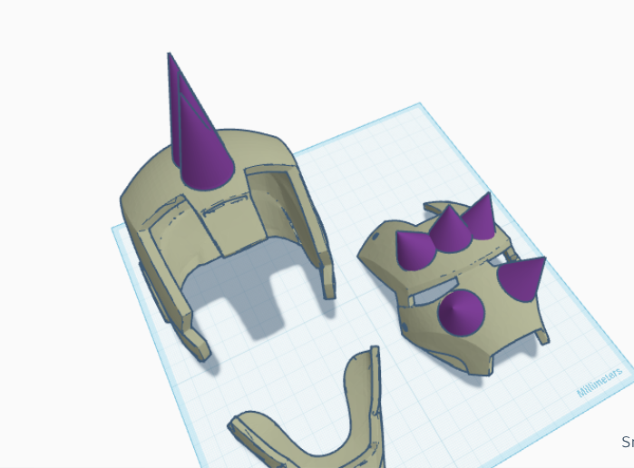 spiked iron man helm