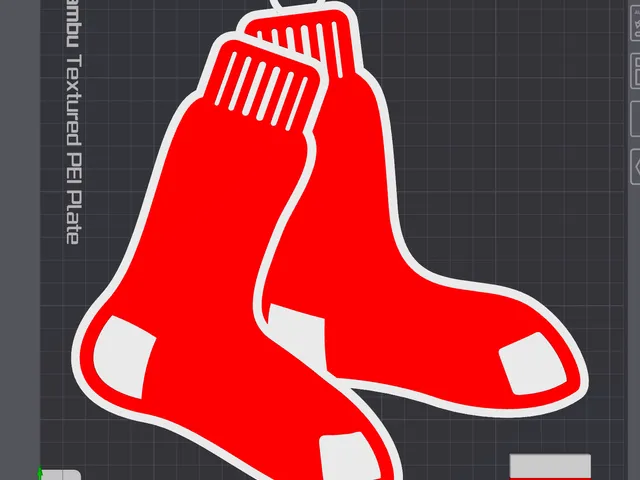 Boston Red Sox Alternate Oversized Necklace Logo