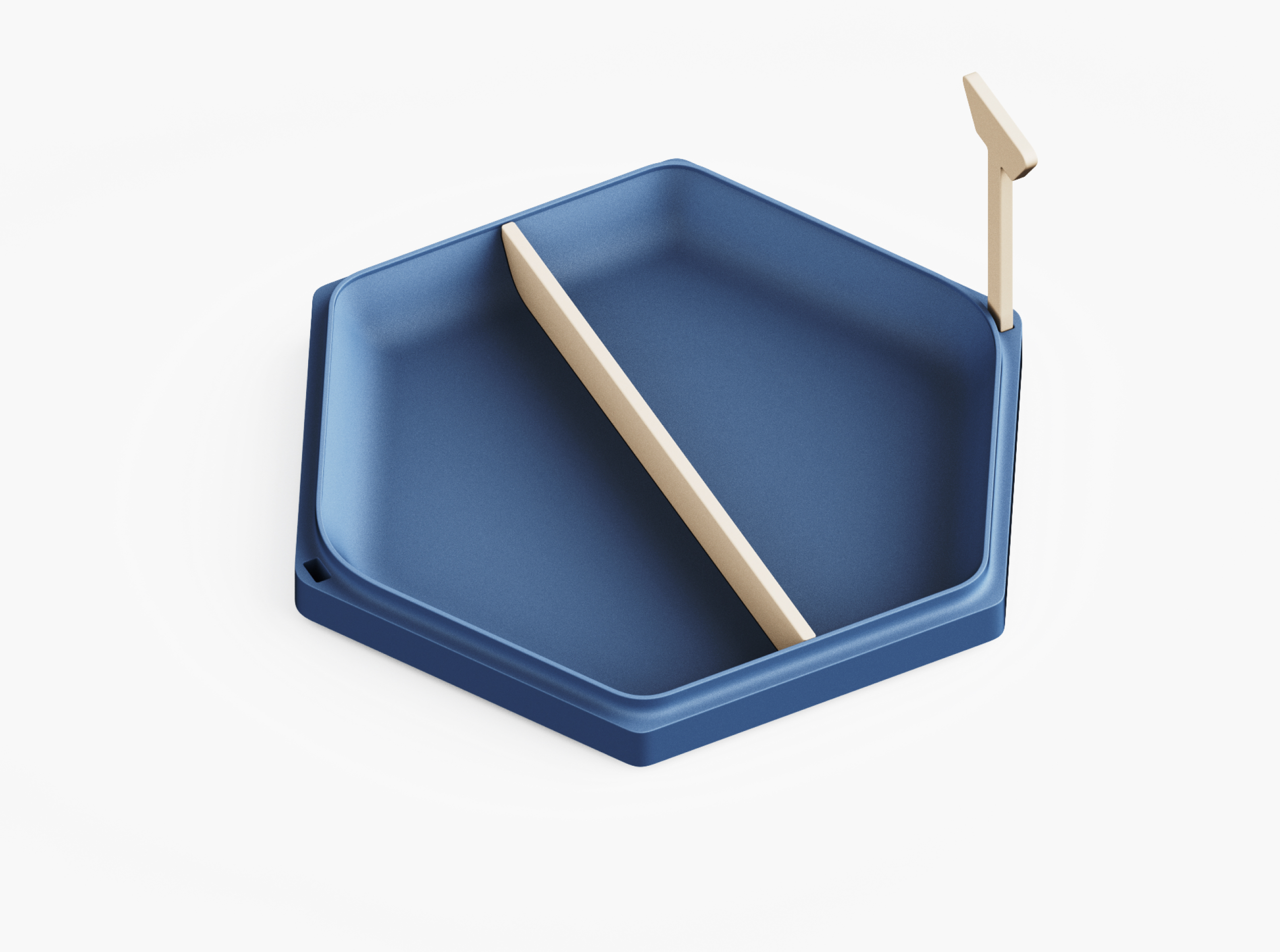 Hex token tray - modular GeekShapes system