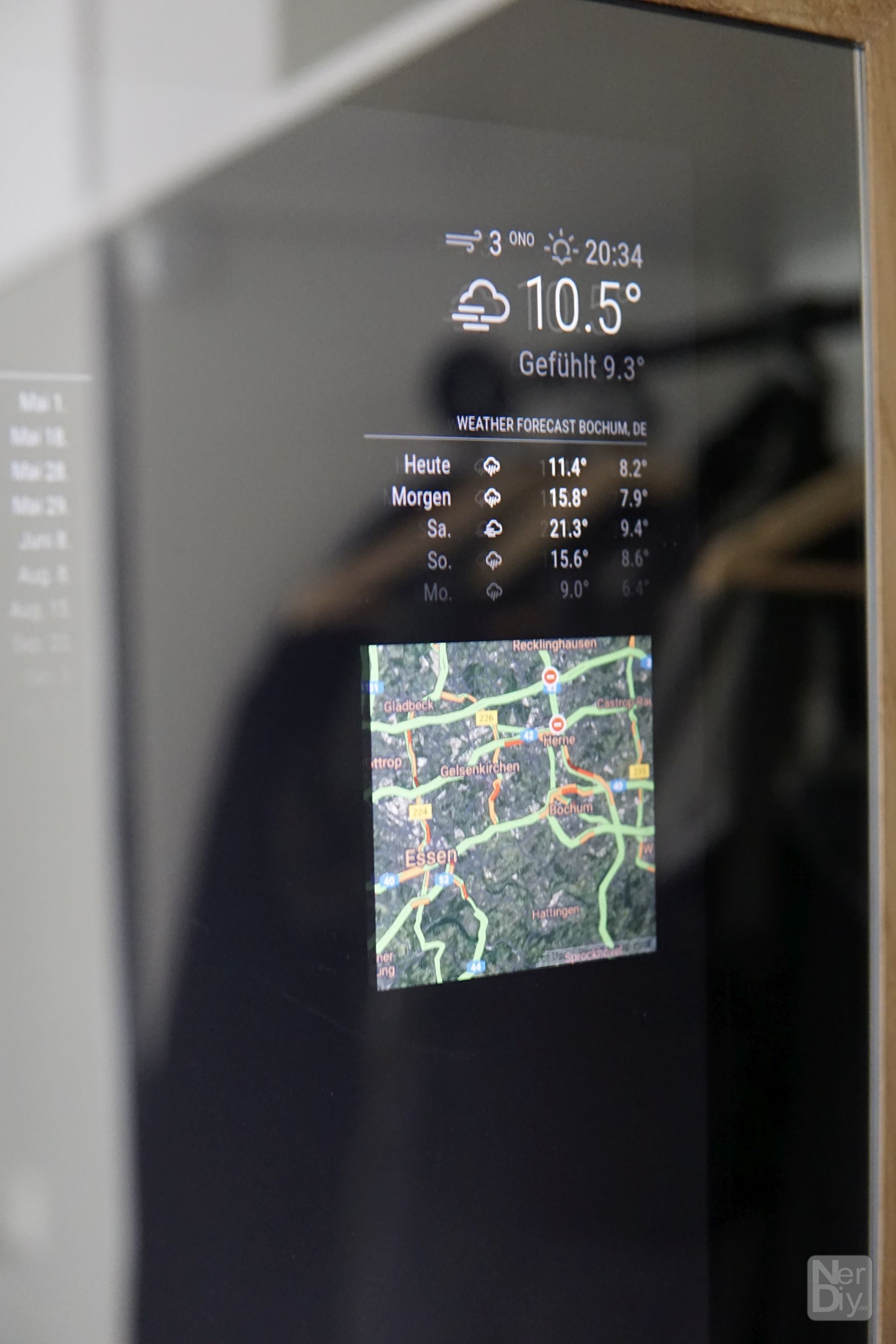 MagicMirror frame parts for Lenovo Q24i-1L TFT display by Nerdiy.de — thumbnail 7