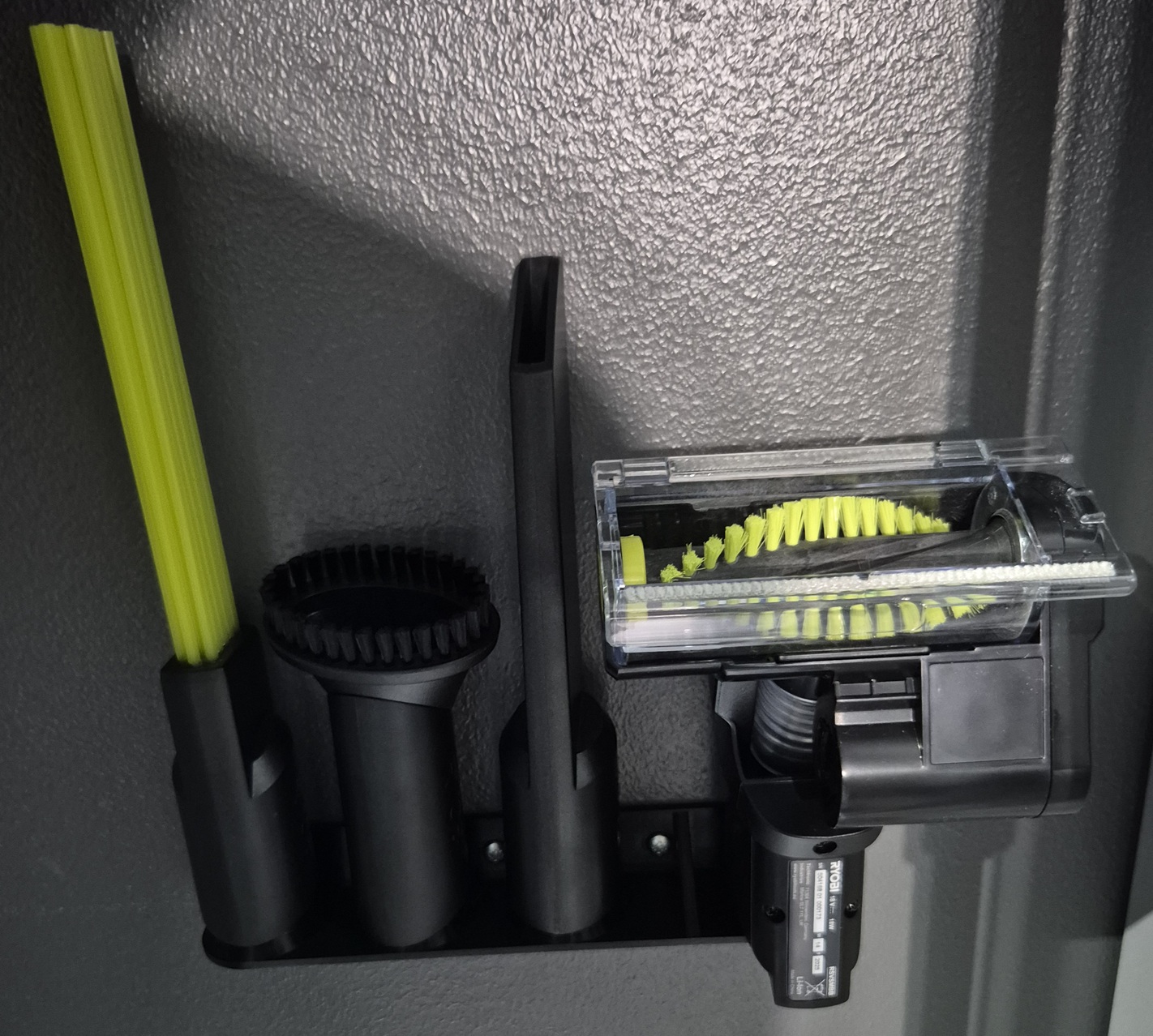 Accessory holder for Ryobi cordless vacuum