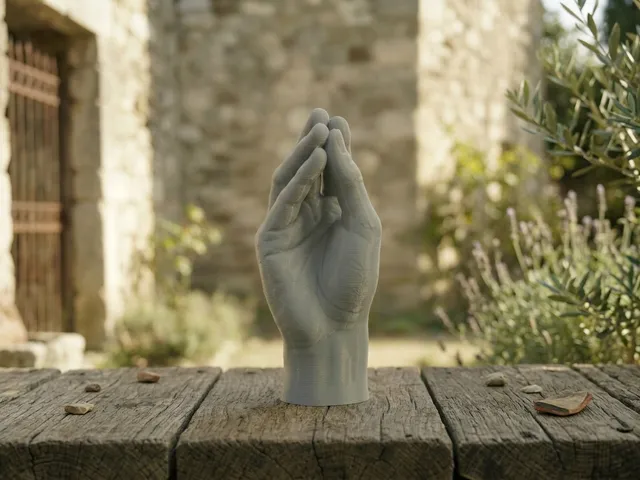 Italian Hand Sign Sculpture