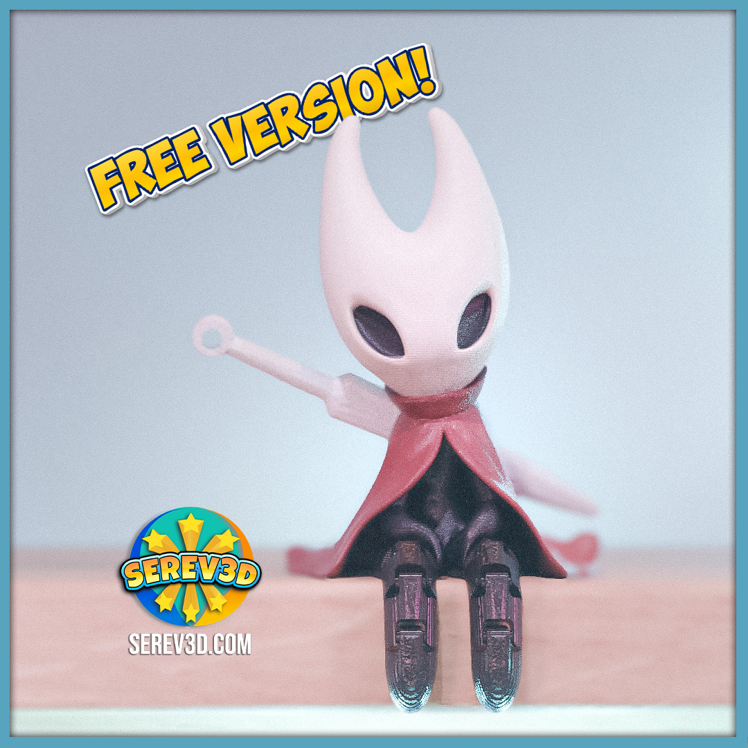Hollow Knight- Hornet -Shelf Buddy-Flexi legs-FREE Hollow Knight Mini Character