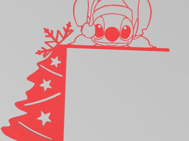 Christmas door corner Stitch