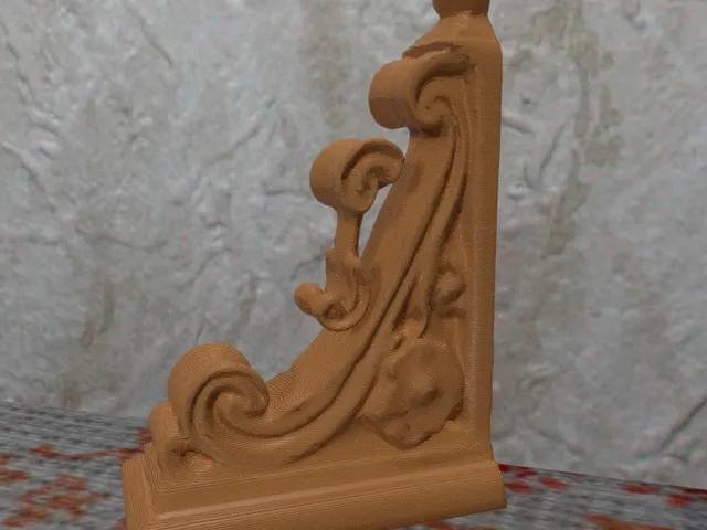 corbel Bookstand CNC Carving objekt Walldecoration