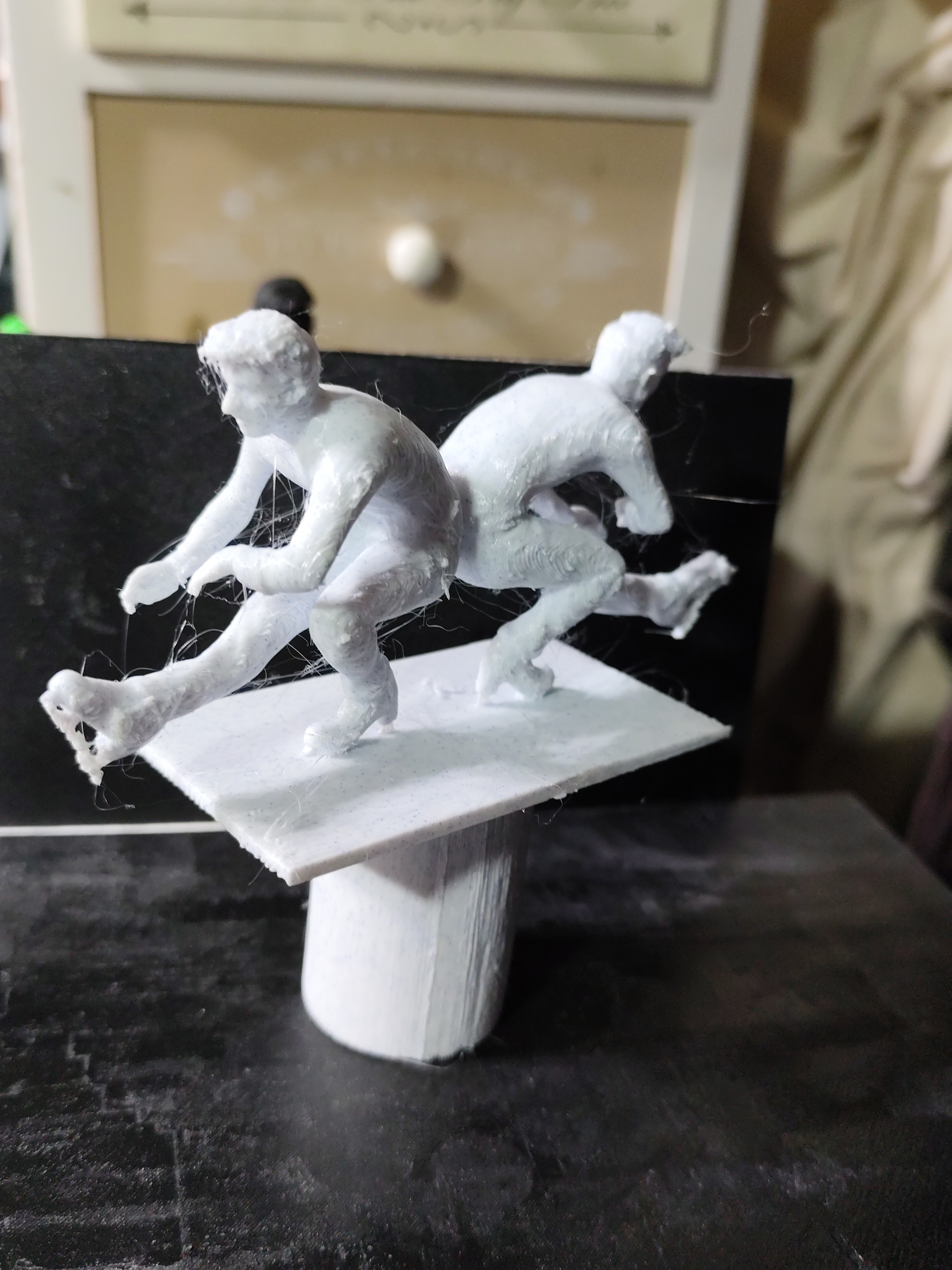 Cossacks Skating toilet roll ornament
