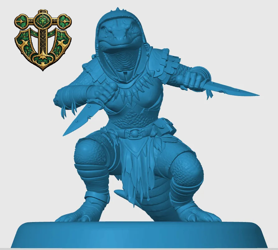 Lizardfolk Rogue — miniatura 5
