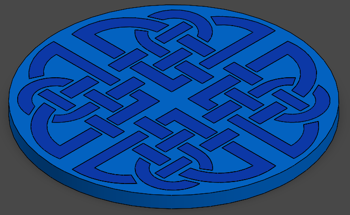 Cletic Knot Coaster